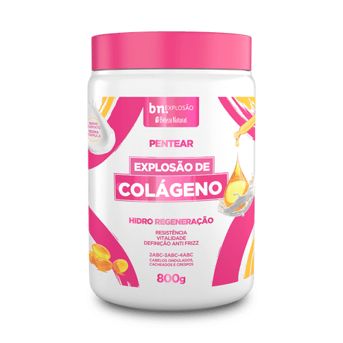 Creme de Pentear Explosão de Colágeno 800g | bn.Cachos